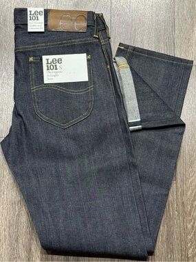 Lee 101 S Rider Jeans Japanese Dry Selvedge Denim 13.75 oz Men’s Size 30x34